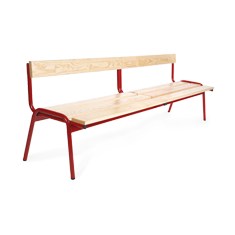 SYLWIA BENCH WITH BACKREST